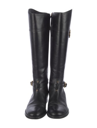 Tory Burch Leather Riding Boots