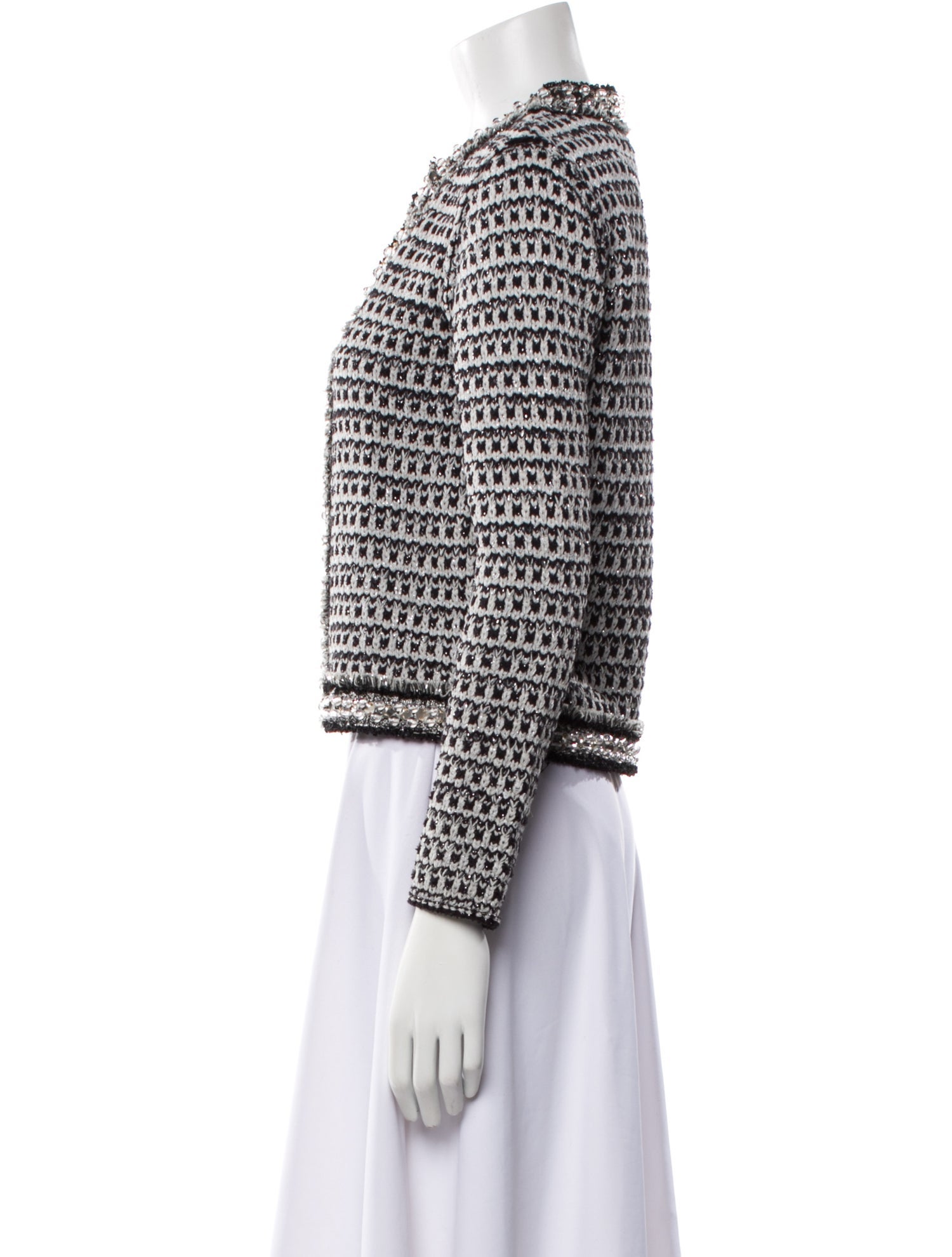 Tory Burch Tweed Pattern Jacket