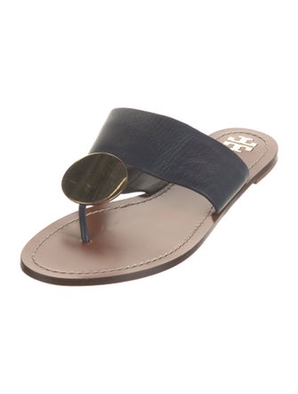 Tory Burch Leather Slides
