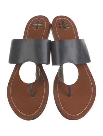 Tory Burch Leather Slides
