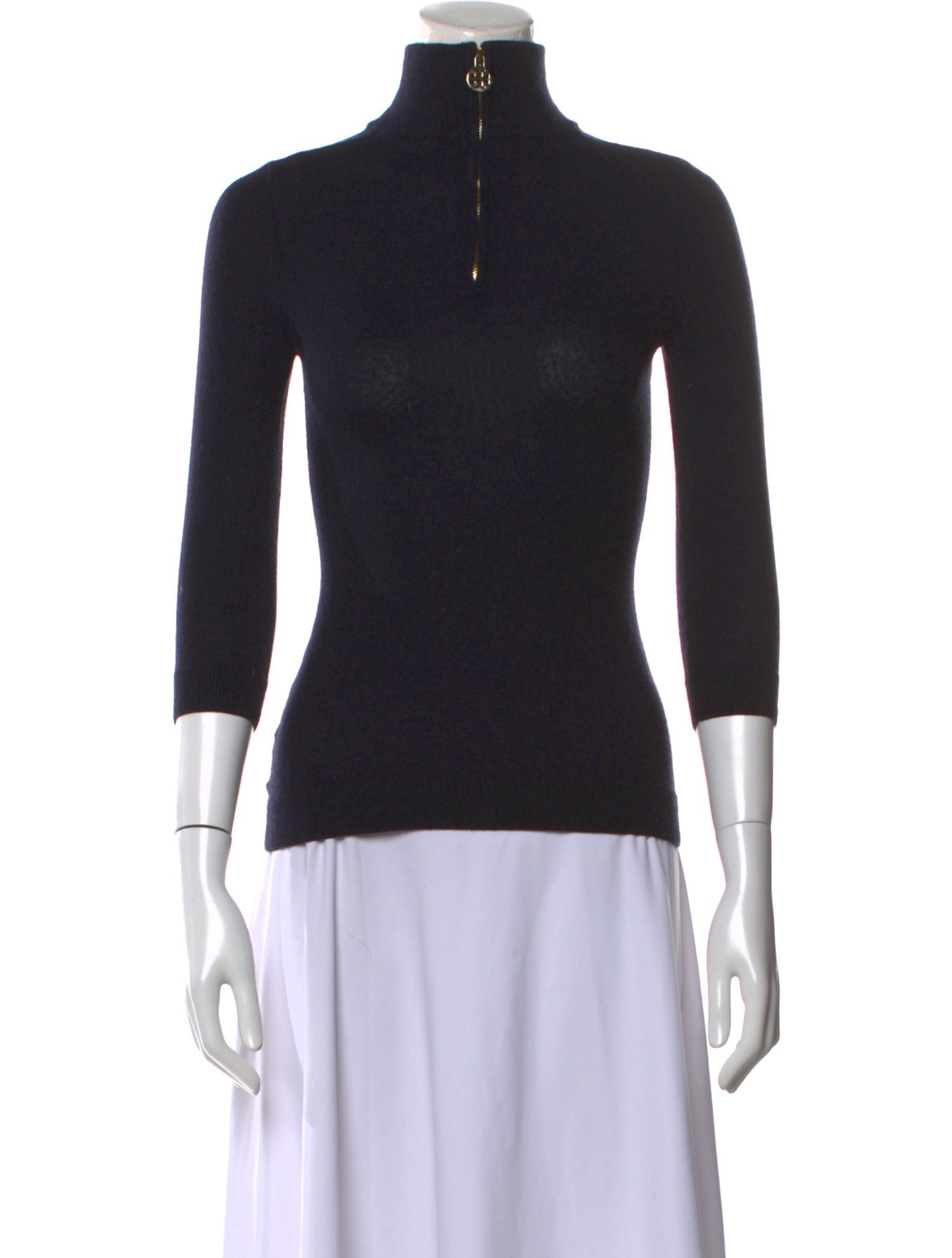 Tory Burch Cashmere Mock Neck Sweater