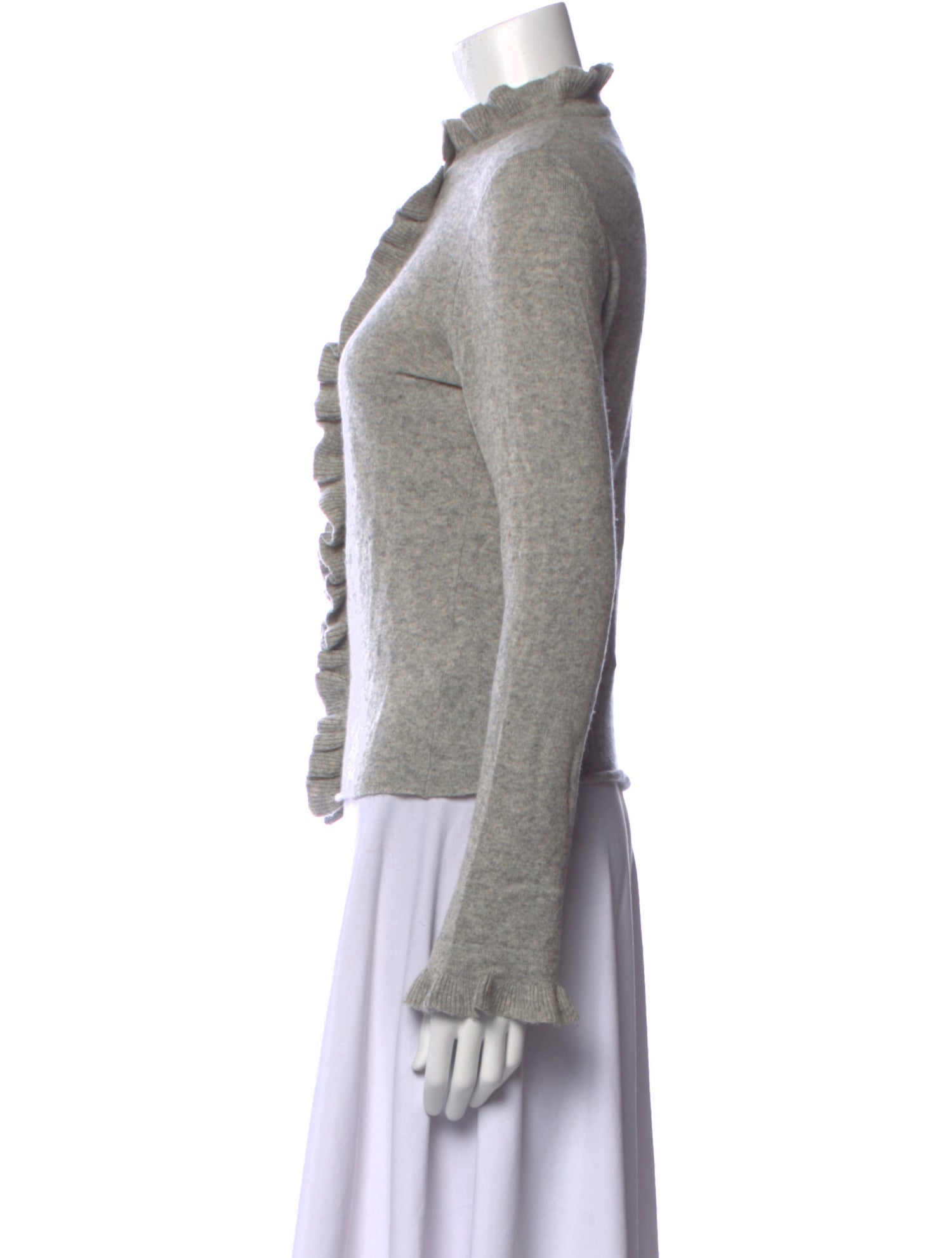 Tory Burch Merino Wool Mock Neck Sweater