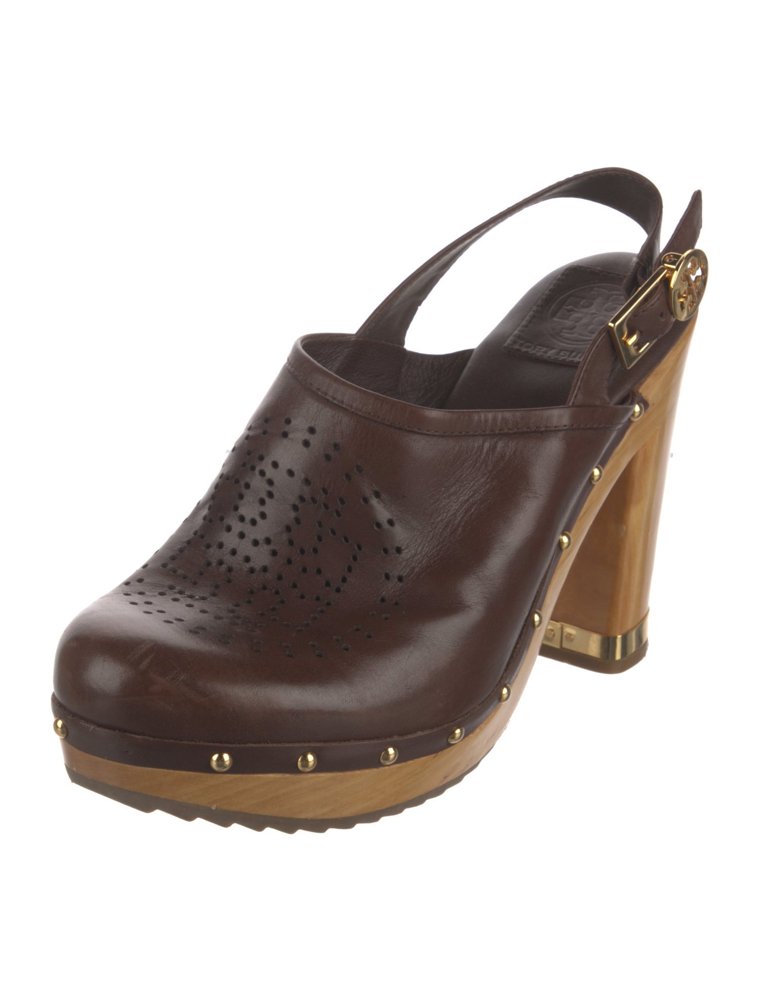 Tory Burch Leather Slingback Pumps