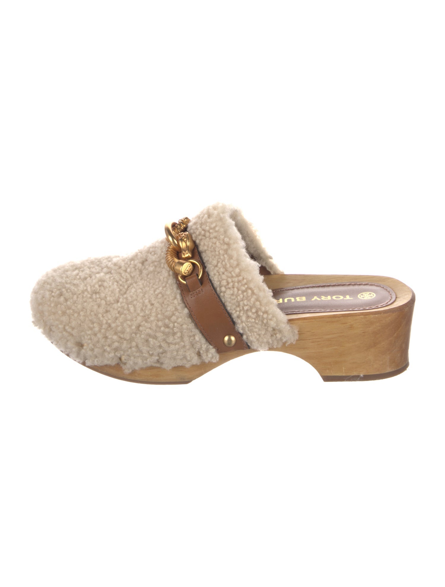 Tory Burch Shearling Mules