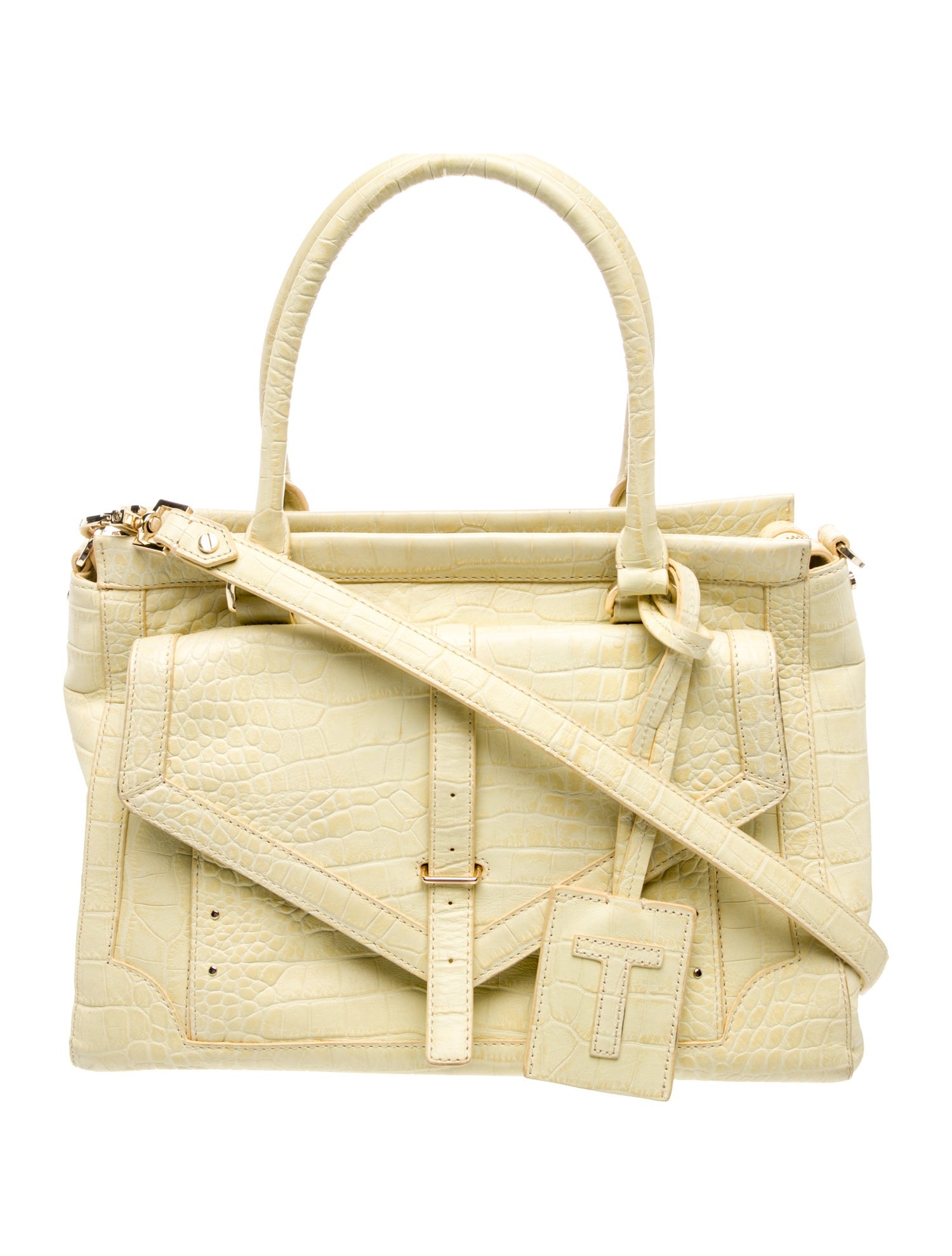 Tory Burch Embossed Leather Shoulder Bag