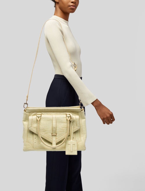 Tory Burch Embossed Leather Shoulder Bag