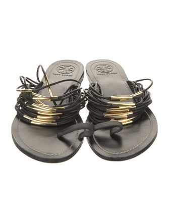 Tory Burch Leather Slides