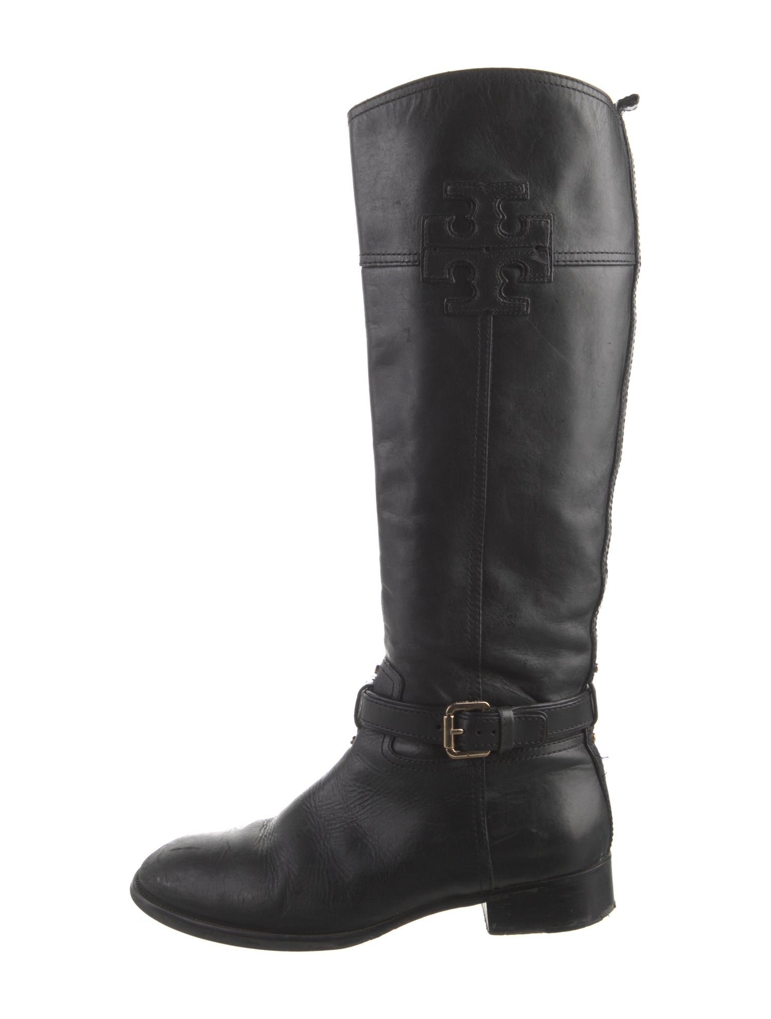 Tory Burch Leather Riding Boots