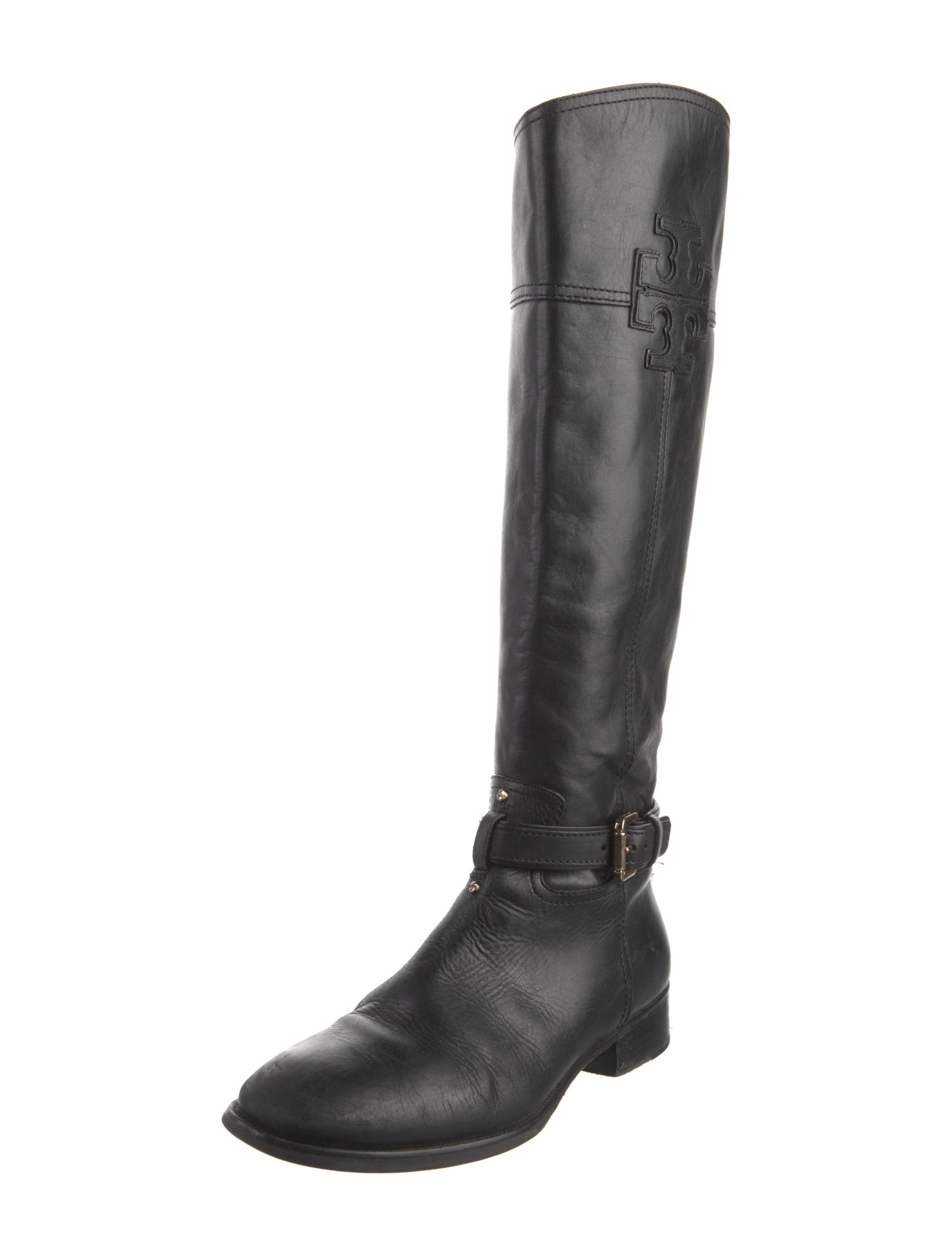 Tory Burch Leather Riding Boots
