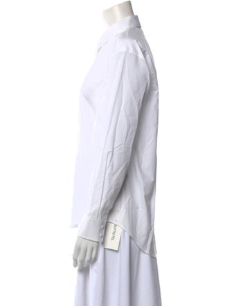 Tory Burch Long Sleeve Button-Up Top
