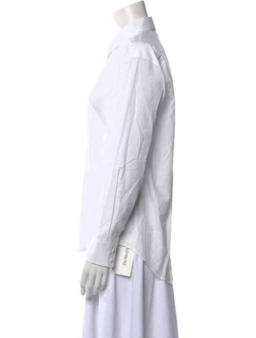 Tory Burch Long Sleeve Button-Up Top