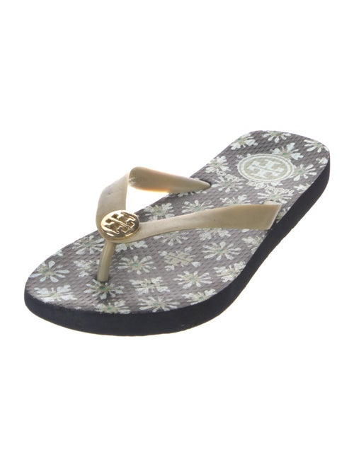 Tory Burch Rubber Printed Flip Flops