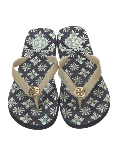 Tory Burch Rubber Printed Flip Flops