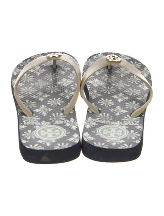 Tory Burch Rubber Printed Flip Flops
