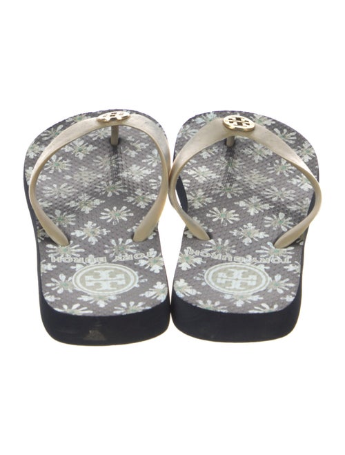 Tory Burch Rubber Printed Flip Flops