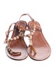 Tory Burch Leather T-Strap Sandals