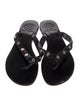 Tory Burch Leather Studded Accents Slides