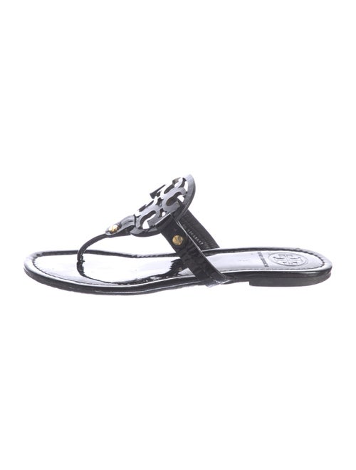 Tory Burch Patent Leather T-Strap Sandals