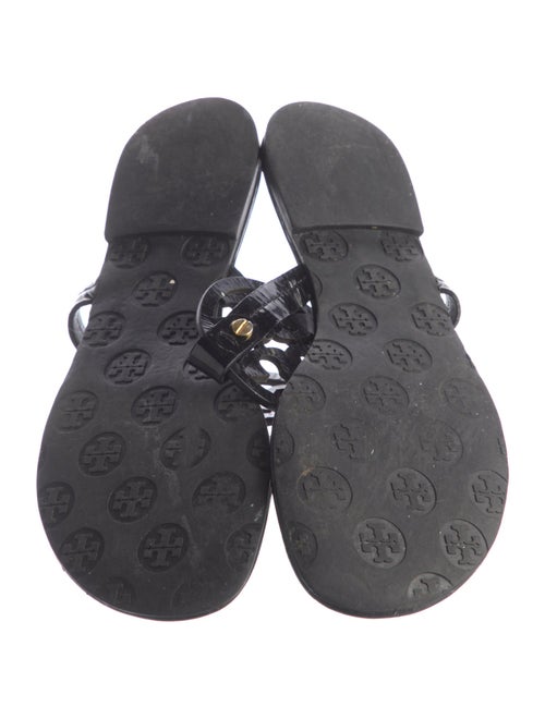 Tory Burch Patent Leather T-Strap Sandals