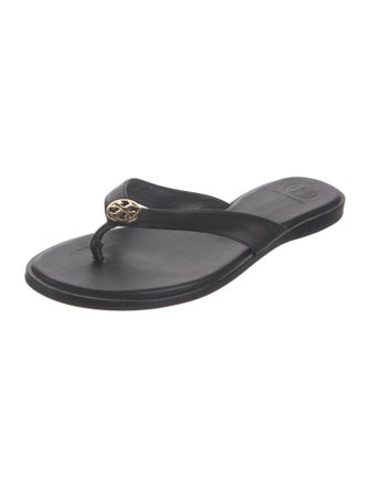 Tory Burch Leather Flip Flops