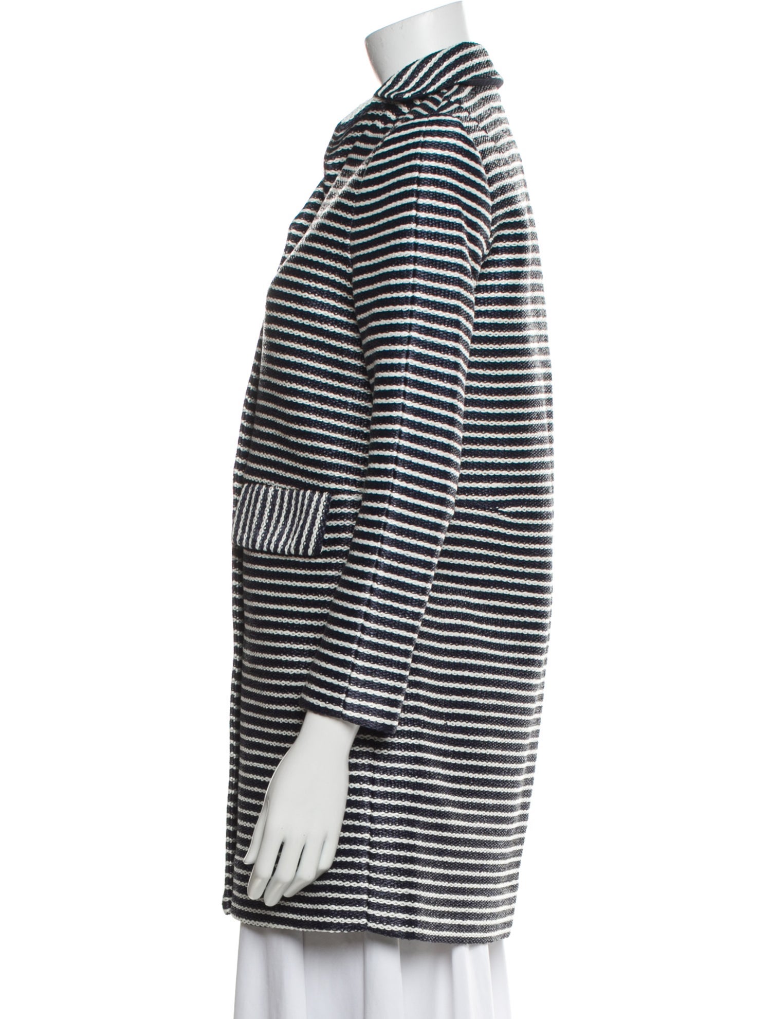 Tory Burch Striped Coat w/ Tags