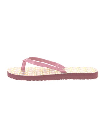 Tory Burch Rubber Printed Flip Flops