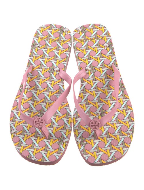 Tory Burch Rubber Printed Flip Flops