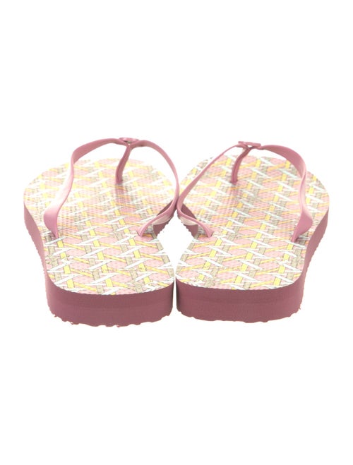 Tory Burch Rubber Printed Flip Flops