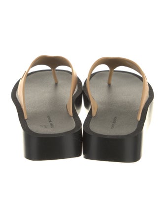 Tory Burch Leather Flip Flops