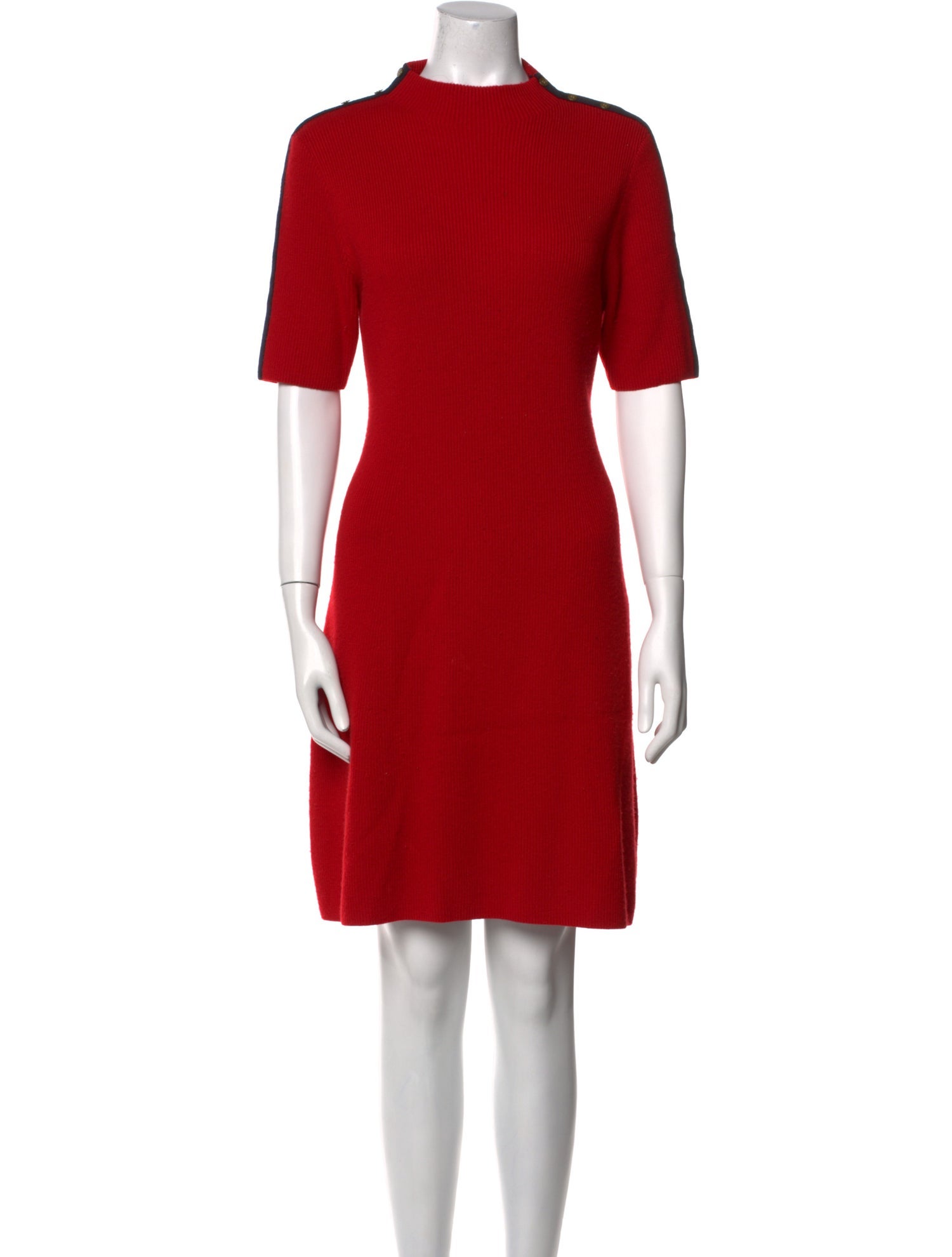 Tory Burch Merino Wool Knee-Length Dress