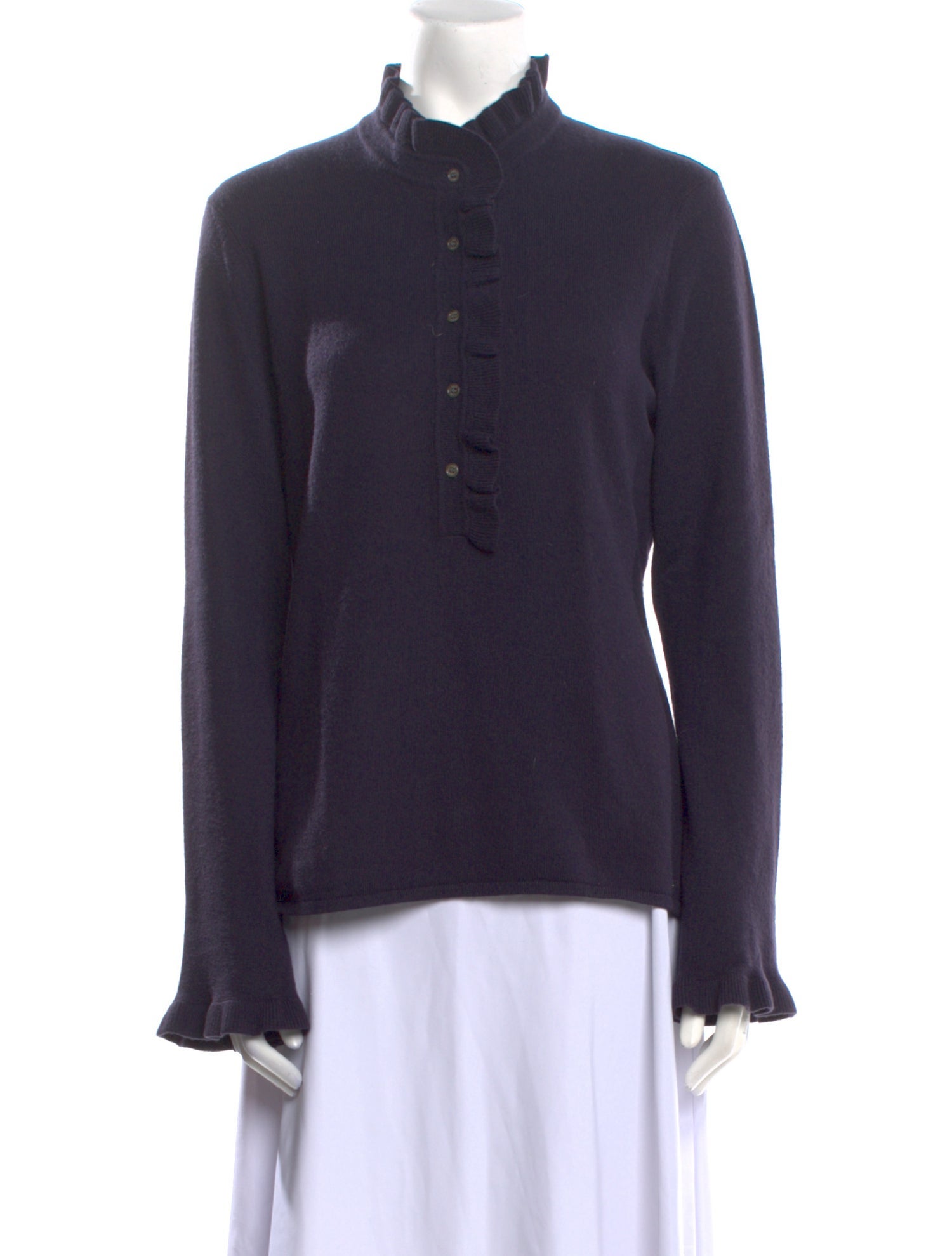 Tory Burch Cashmere Mock Neck Sweater