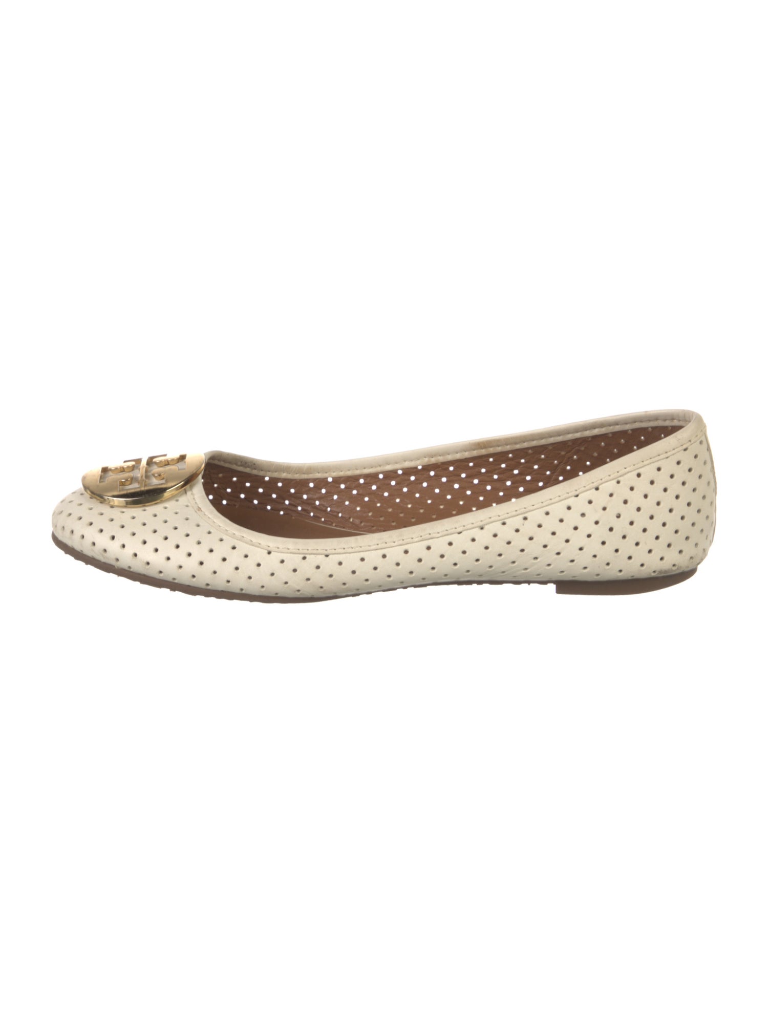Tory Burch Leather Lasercut Accents Flats