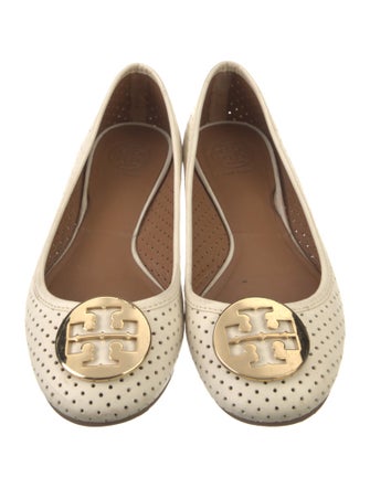 Tory Burch Leather Lasercut Accents Flats