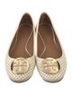 Tory Burch Leather Lasercut Accents Flats