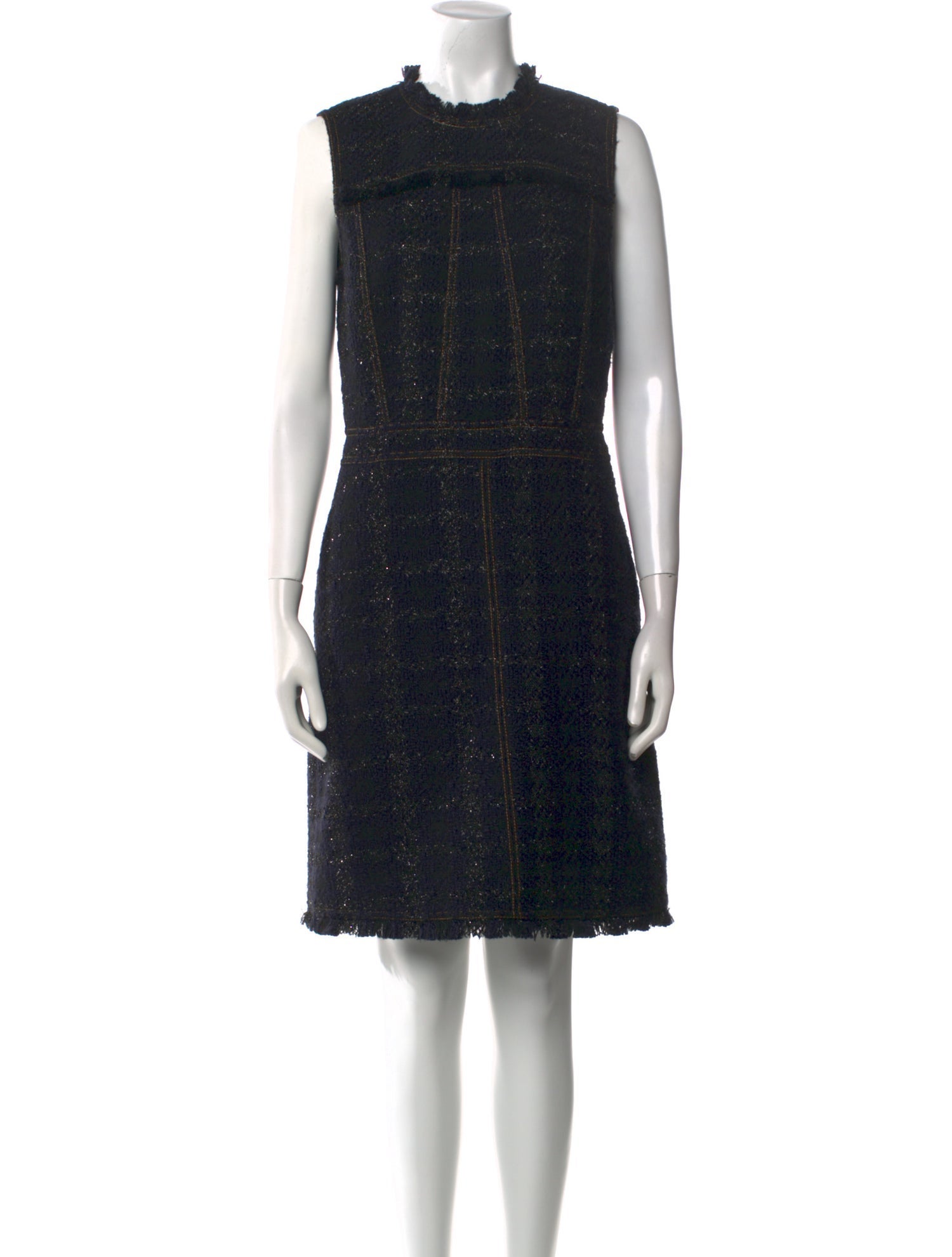 Tory Burch Mock Neck Knee-Length Dress
