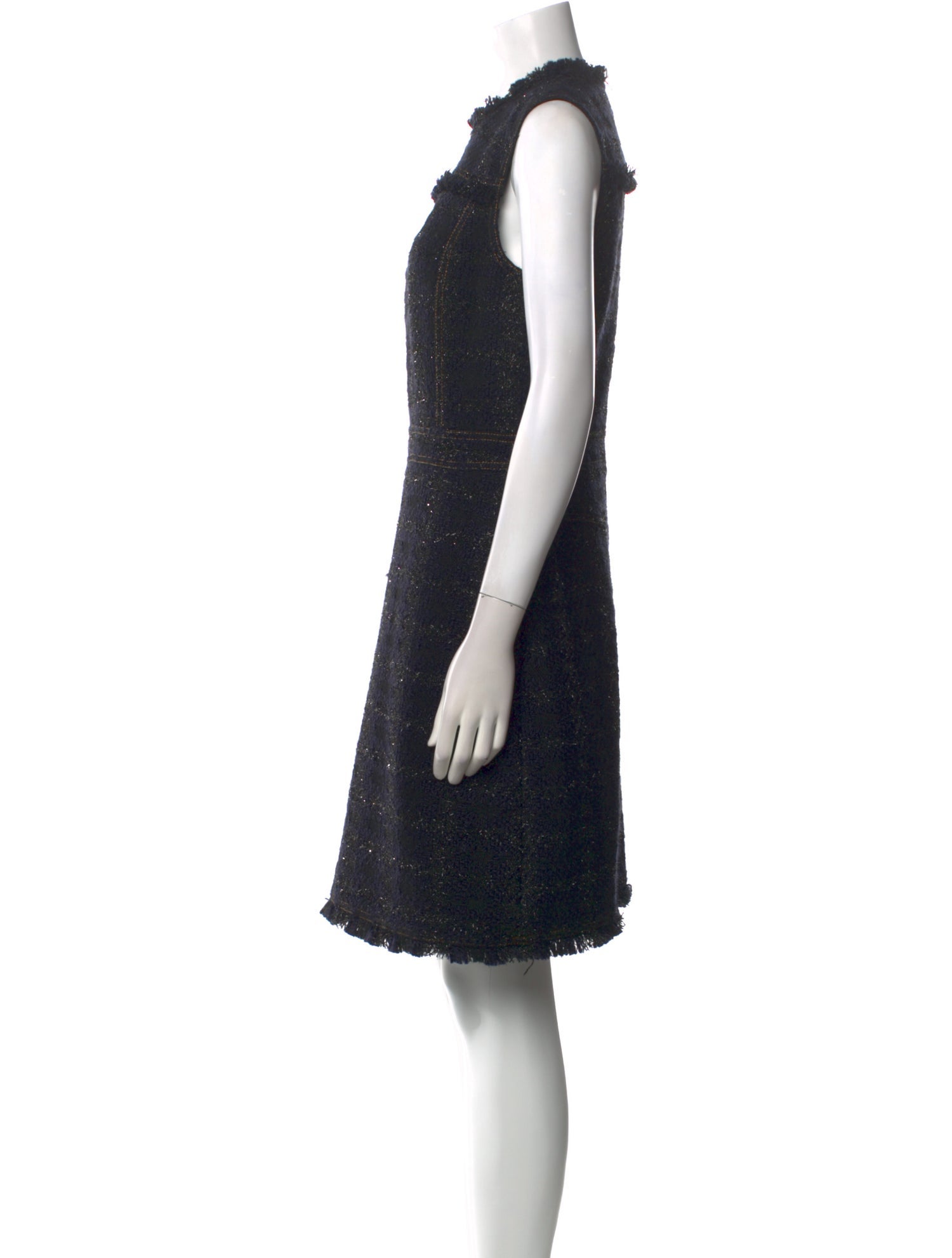 Tory Burch Mock Neck Knee-Length Dress