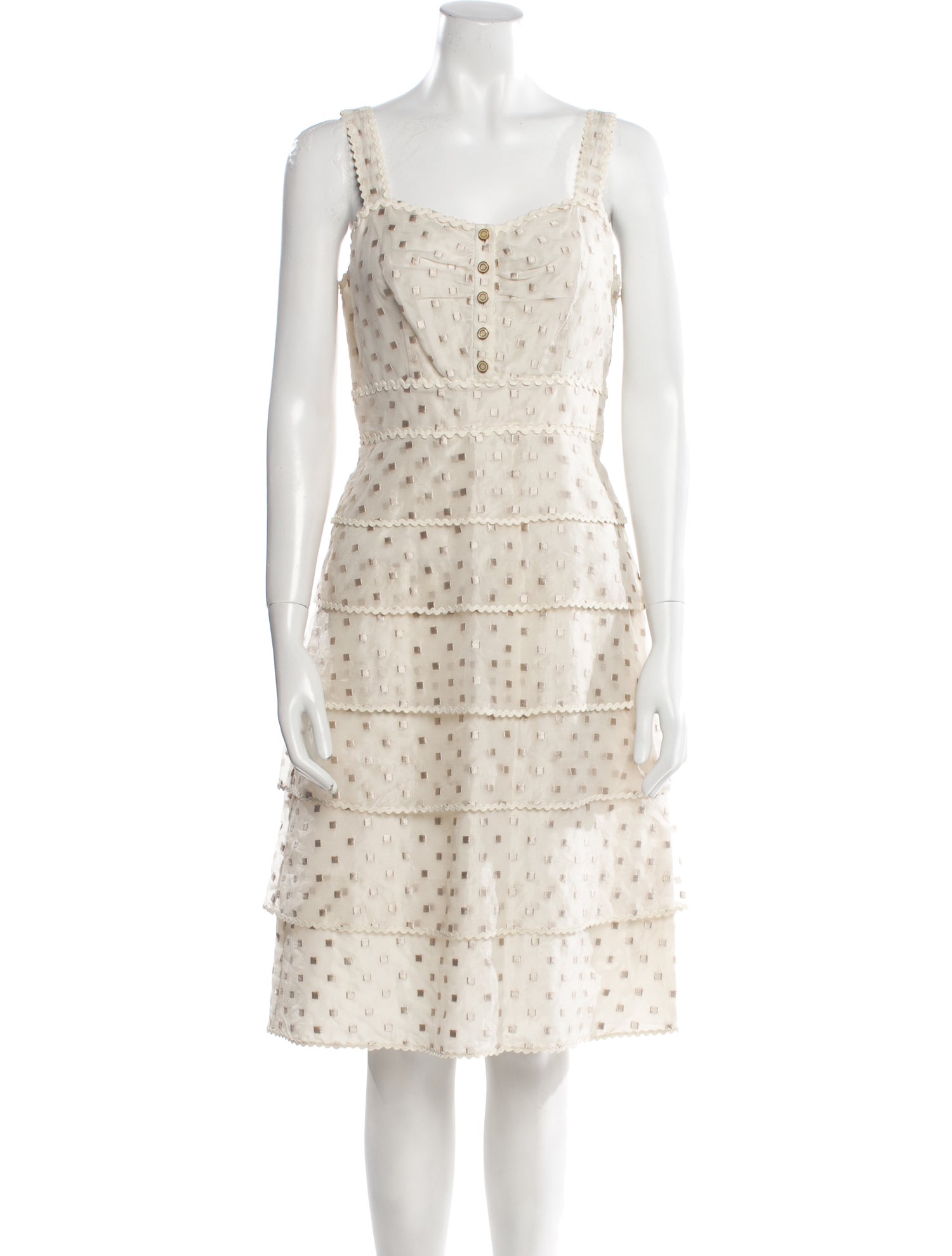 Tory Burch Silk Midi Length Dress