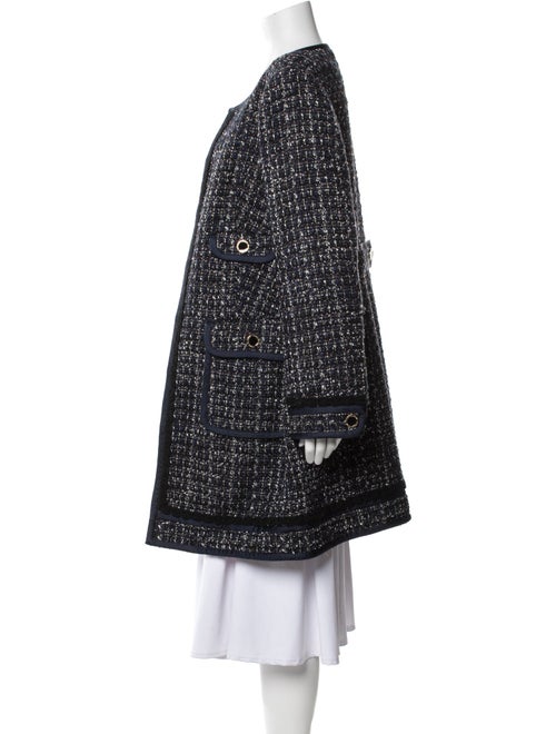 Tory Burch Wool Tweed Pattern Coat