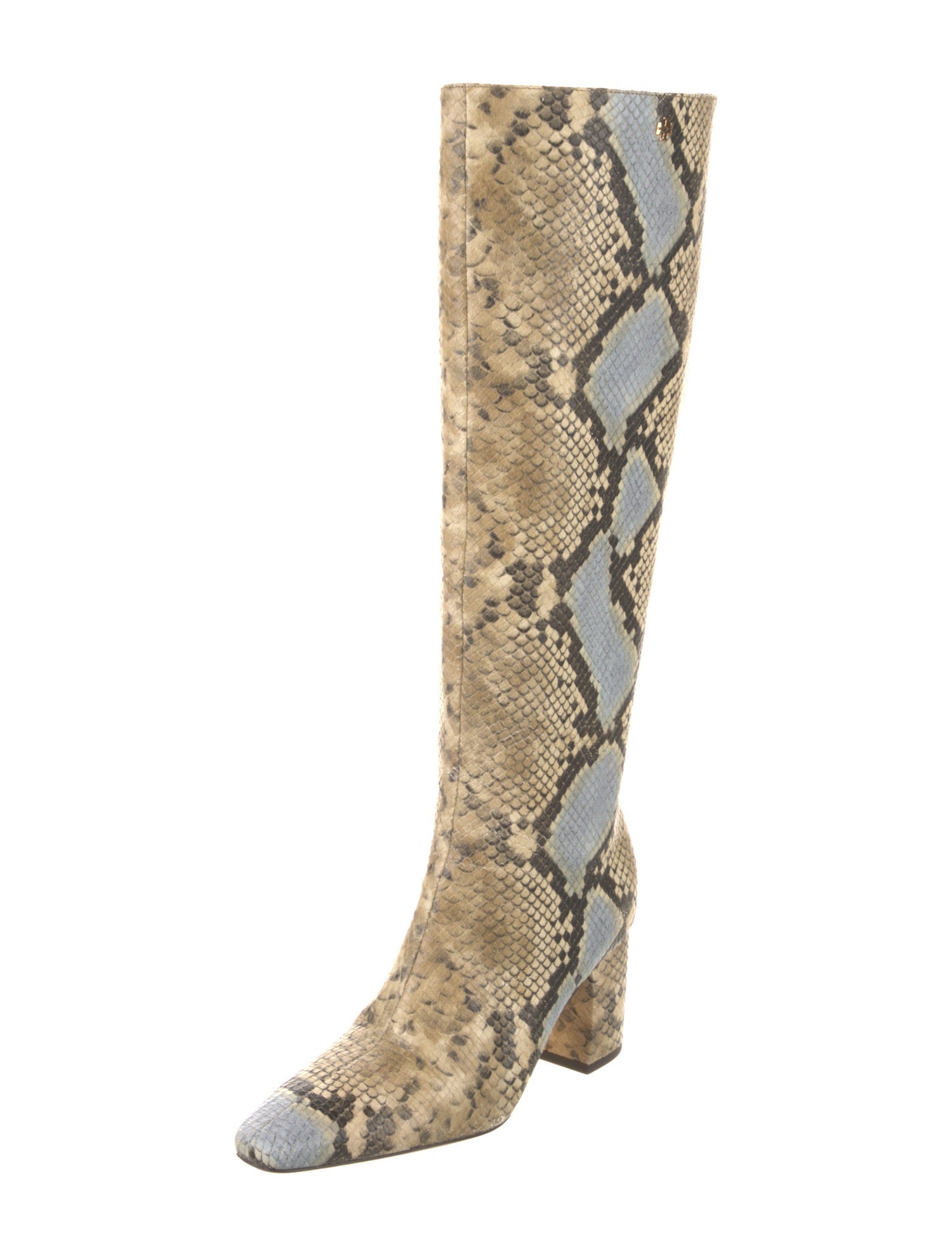 Tory Burch Leather Animal Print Boots