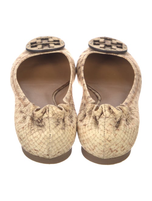 Tory Burch Leather Animal Print Flats