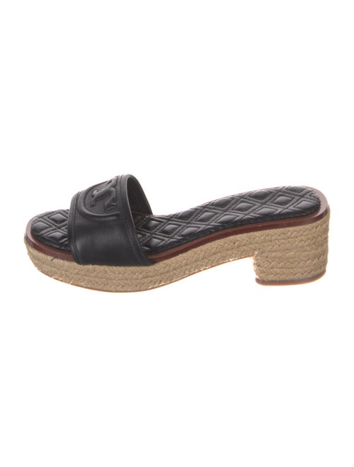 Tory Burch Leather Espadrilles