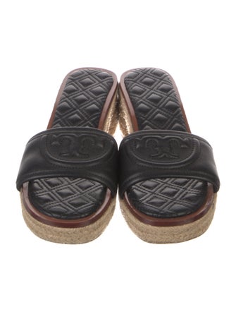 Tory Burch Leather Espadrilles