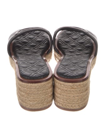 Tory Burch Leather Espadrilles