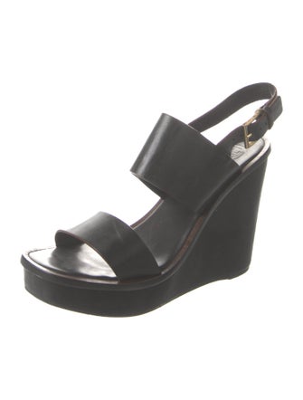 Tory Burch Leather Slingback Sandals