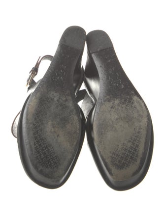 Tory Burch Leather Slingback Sandals