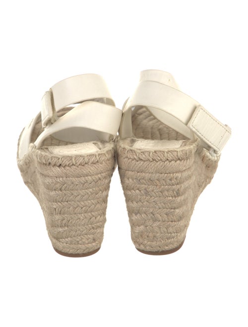 Tory Burch Leather Whipstitch Trim Espadrilles