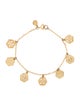 Tory Burch Hexagon Logo Charm Bracelet