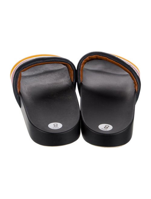 Tory Burch Leather Printed Slides