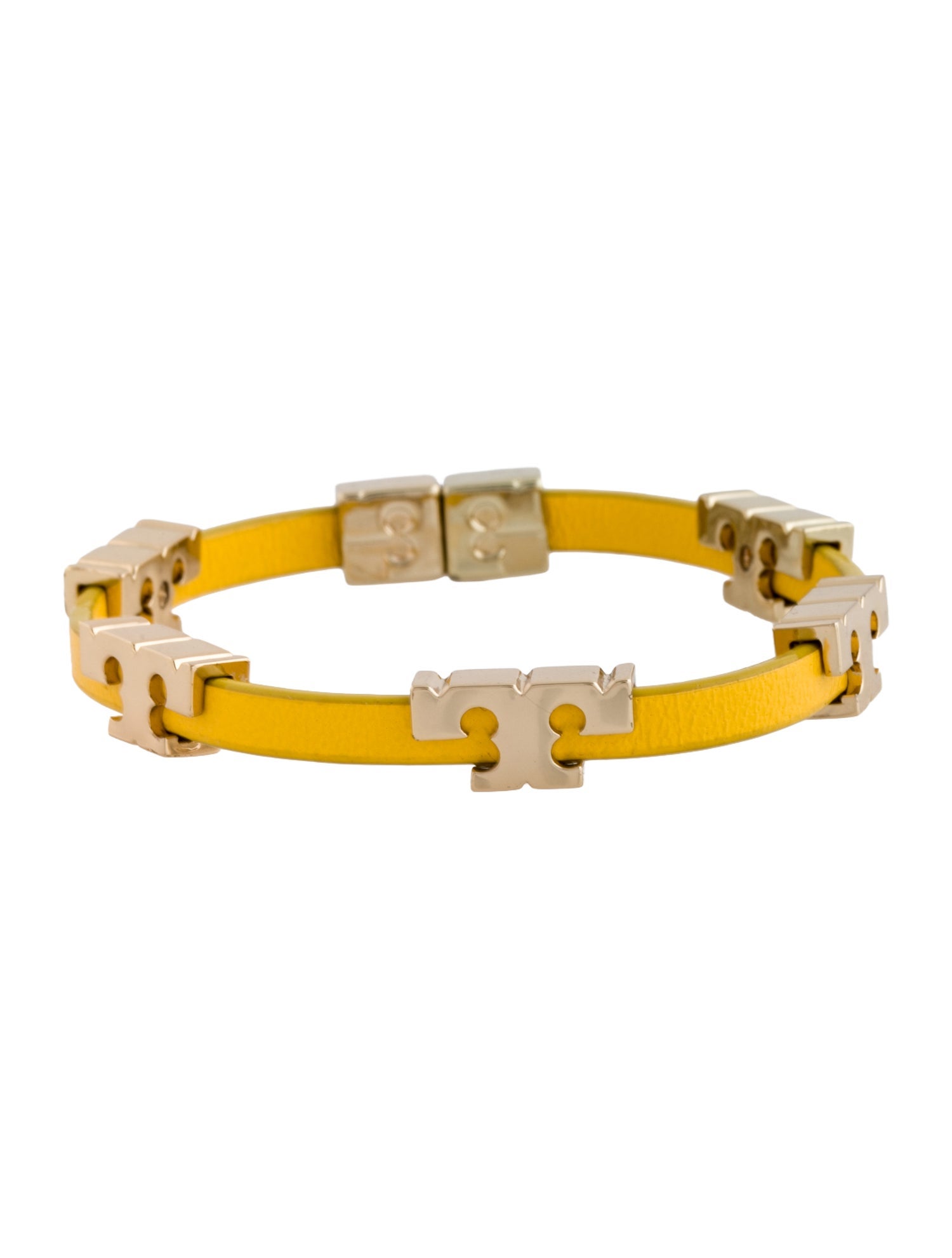 Tory Burch Leather Serif-T Bracelet