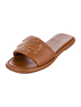 Tory Burch Leather Slides